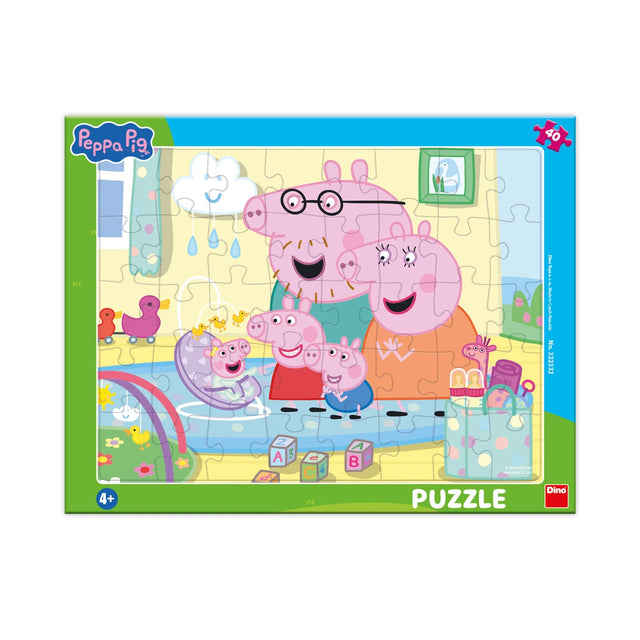 Dino Big Frame Puzzle: Peppa Big Siblings 32233D
