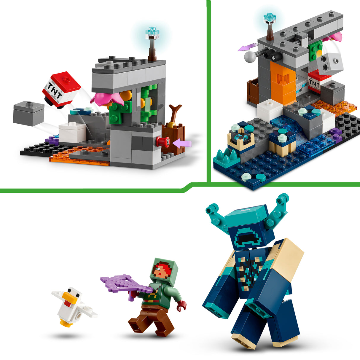 LEGO Minecraft The Warden Encounter 21274L