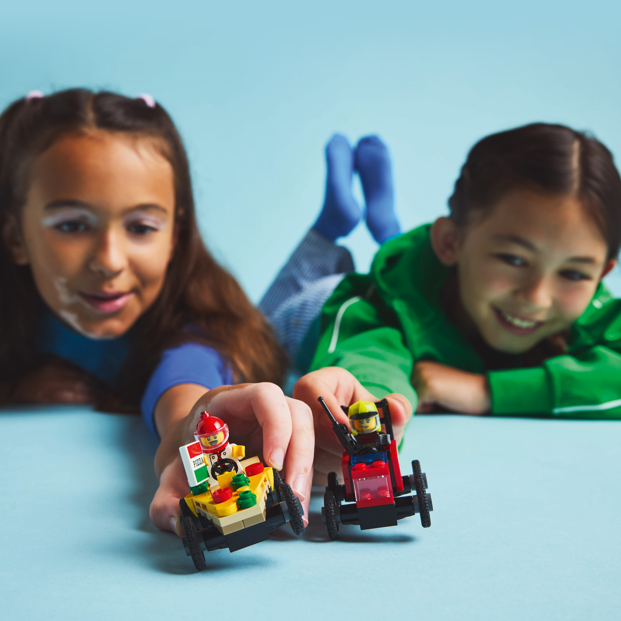LEGO City Pizza vs. Fire Truck Race Car Pack 60458L