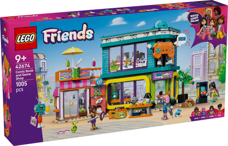 LEGO Friends Comic Book and Game Store 42674L