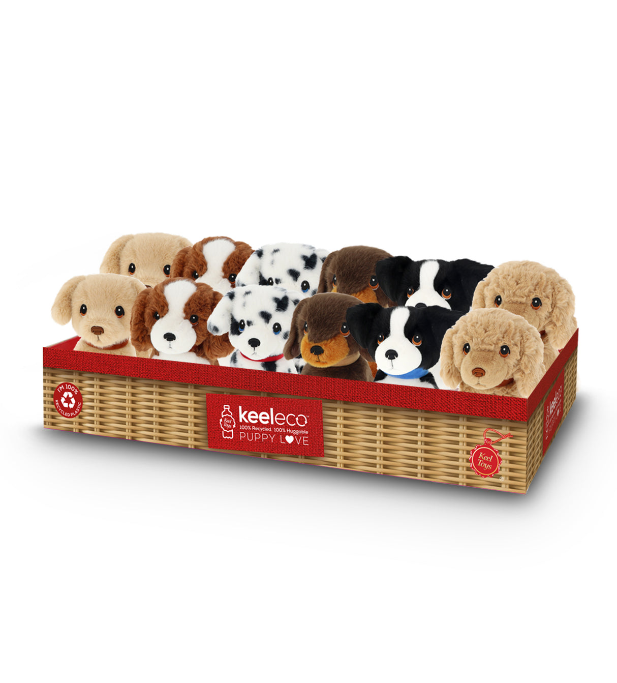 Keel Toys Keeleco Puppy Love, 14 cm - 6 designs SE3798K