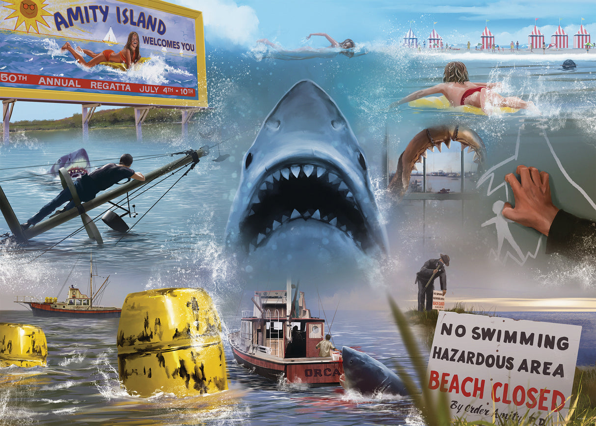Ravensburger Puzzle 1000 pc The Move JAWS 174508V