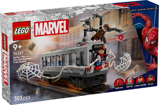 LEGO Super Heroes Spider-Man vs. Doc Ock Subway Train Scene 76321L
