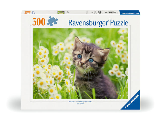 Ravensburger Puzzle 500 Pieces: Cat In The Garden 12000367V
