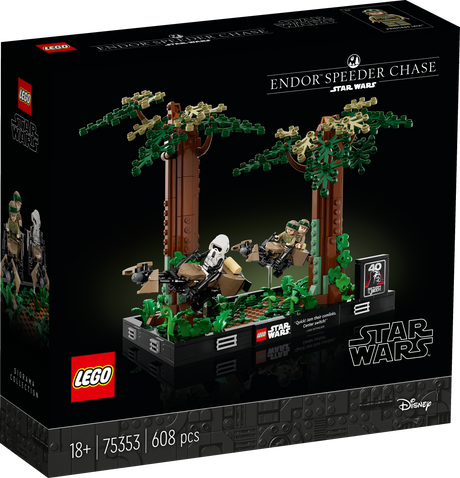 LEGO Star Wars Endor Speeder Chase Diorama 75353L