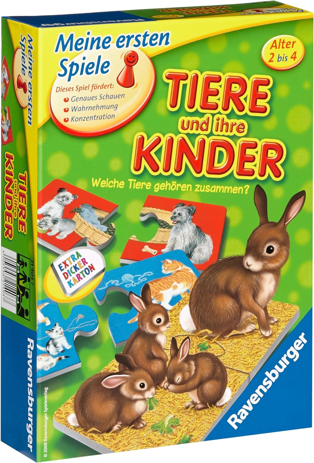Ravensburger Animals And Their Children Game 21403U