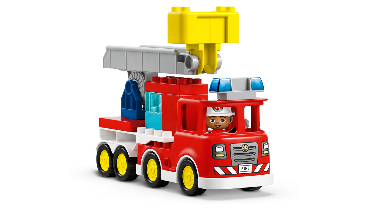LEGO DUPLO Fire Truck with Hose and Firefighter 10473L