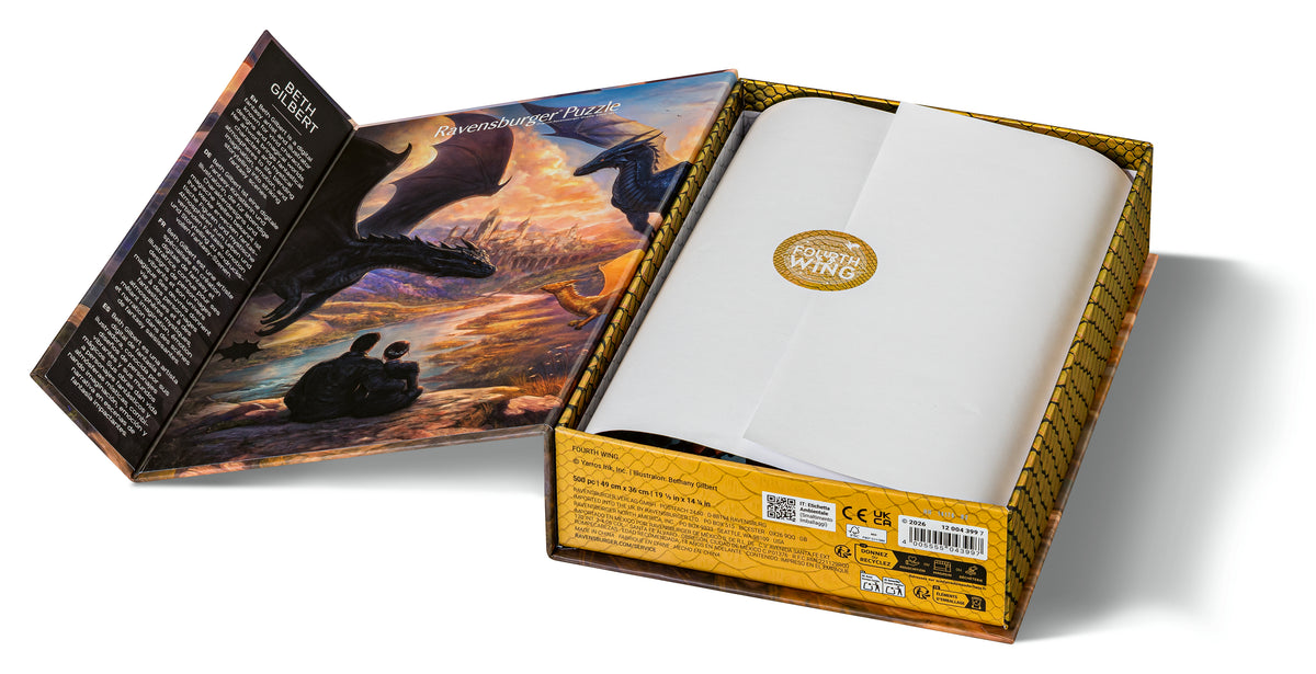 Ravensburger Puzzle 500 Pieces: Rebecca Yarros "Fourth Wing" 12004399V