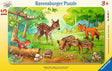 Ravensburger Small Frame Puzzle 15 pc Cute Wild Animals 063765V