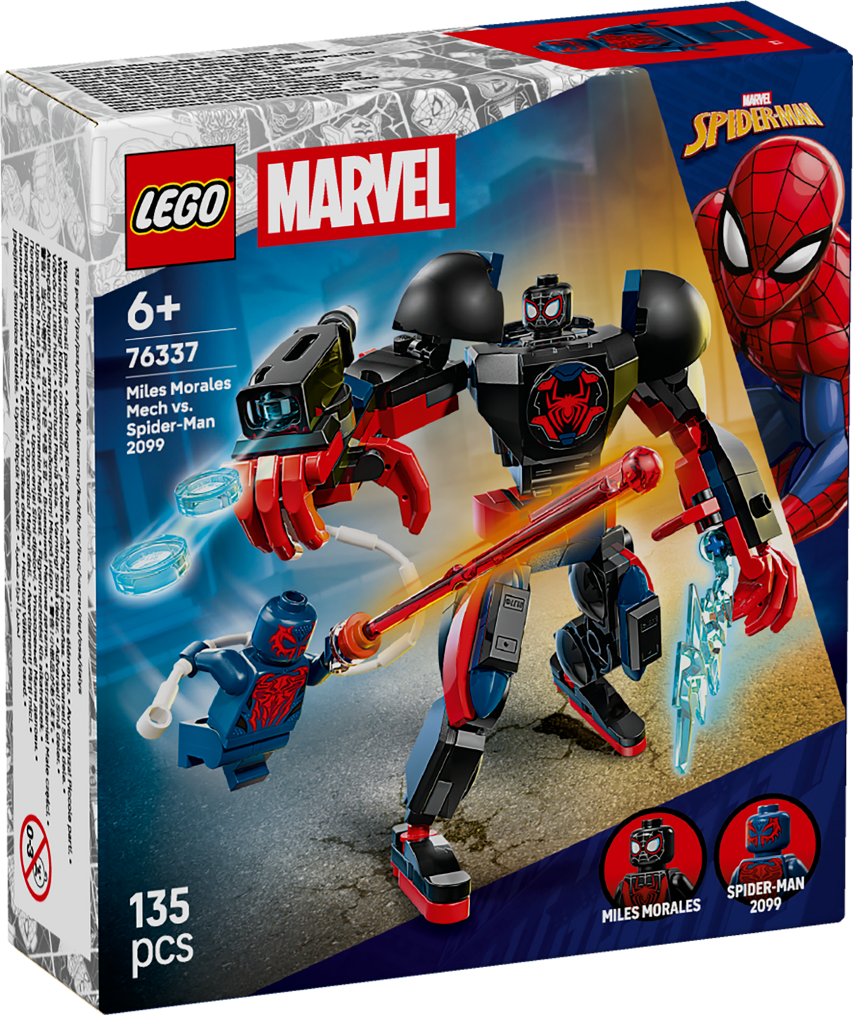 LEGO Super Heroes Miles Morales Mech vs. Spider-Man 2099 76337L