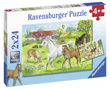 Ravensburger Puzzle 2x24 pc Horses 078332V