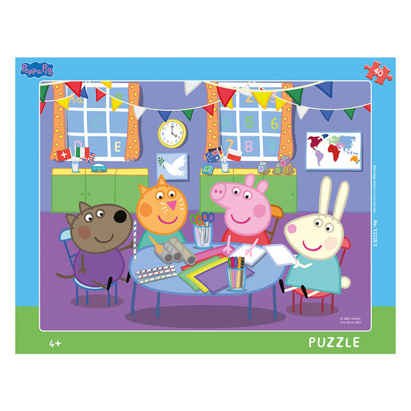 Dino Frame Puzzle 40 pc, Peppa Pig 32220D