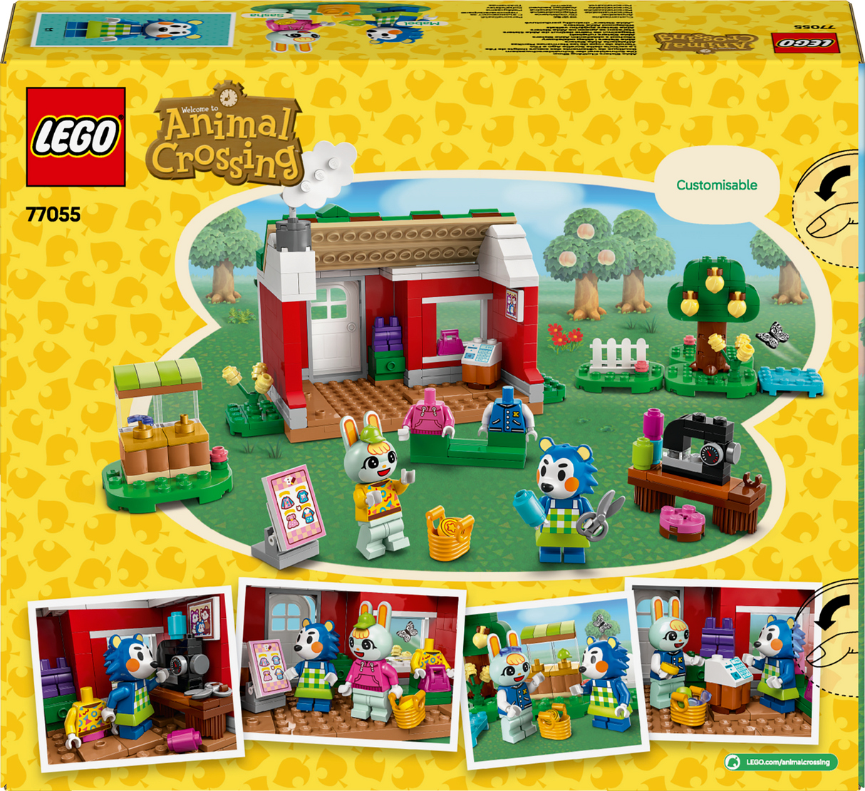 LEGO Animal Crossing Able Sisters Clothing Shop 77055L