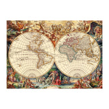 Dino Puzzle 1000 pc Antique World Map 53249D