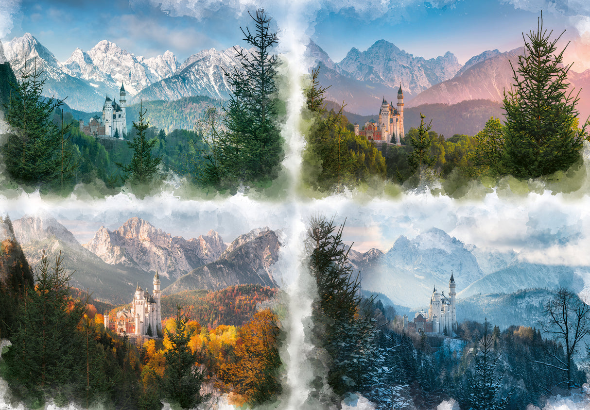Ravensburger puzzle 18000 pc Castle Through the Seasons 161379V