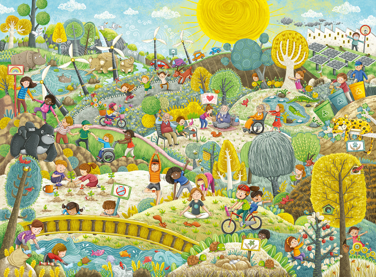 Ravensburger puzzle 200 pc Sustainable 12000868V