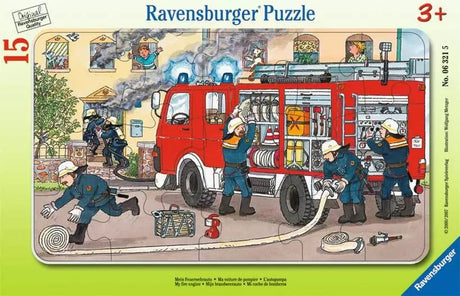 Ravensburger Frame Puzzle 15 pc Fire Truck 063215V