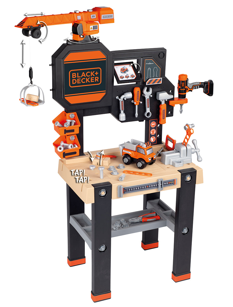 Smoby B&D Builder Workbench 93 Pc 360731S