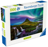 Ravensburger Puzzle 1000 Pieces: Aurora Over Kirkjufell 12001744V