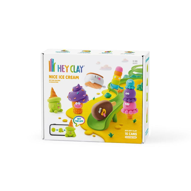 HEY CLAY Modeling Clay 15 Pieces: Nice Ice Cream 15029E
