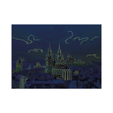 Dino Neon Puzzle 1000 Pieces: View On Prague Castle 54135D