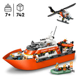 LEGO City Coast Guard Rescue Boat & Helicopter 60504L
