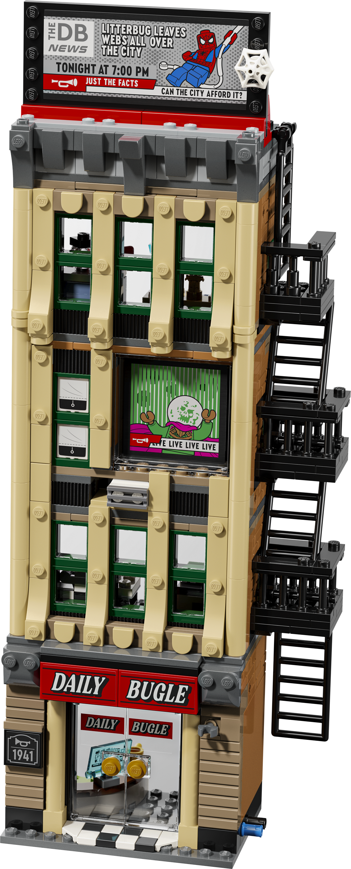 LEGO Super Heroes Spider-Man vs. Mysterio: The Daily Bugle 76342L