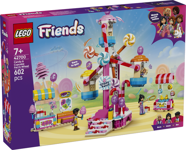 LEGO Friends Candy & Cupcake Ferris Wheel 42700L