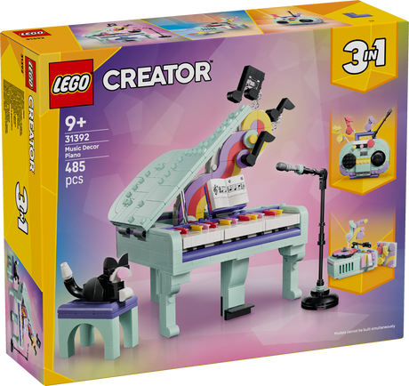 LEGO Creator Music Decor Piano with Cat 31392L