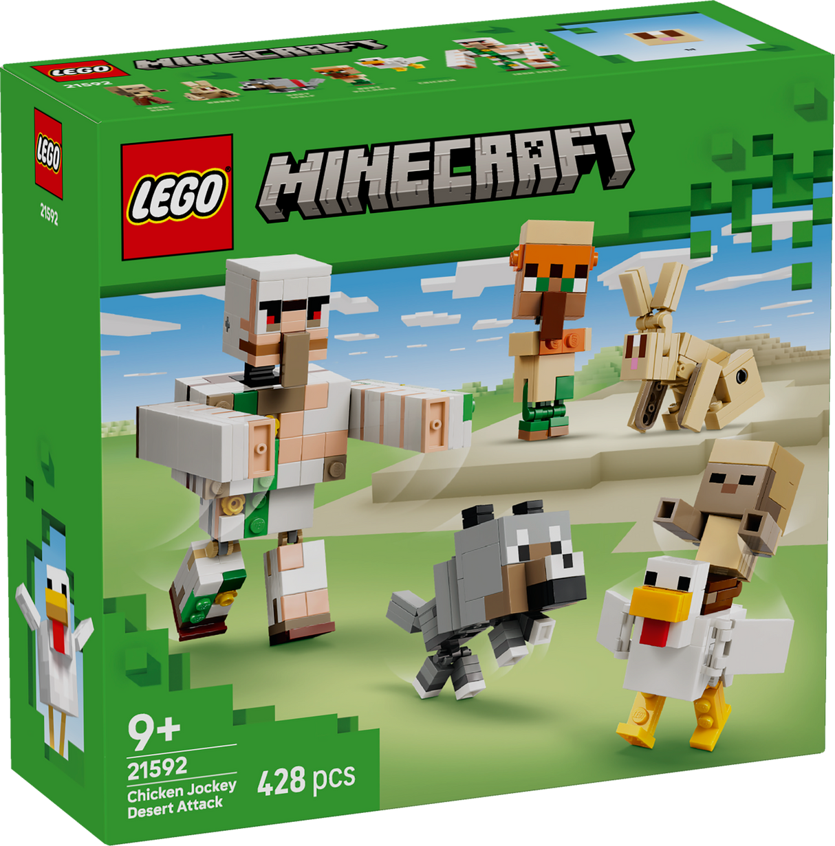 LEGO Minecraft Chicken Jockey Desert Attack 21592L