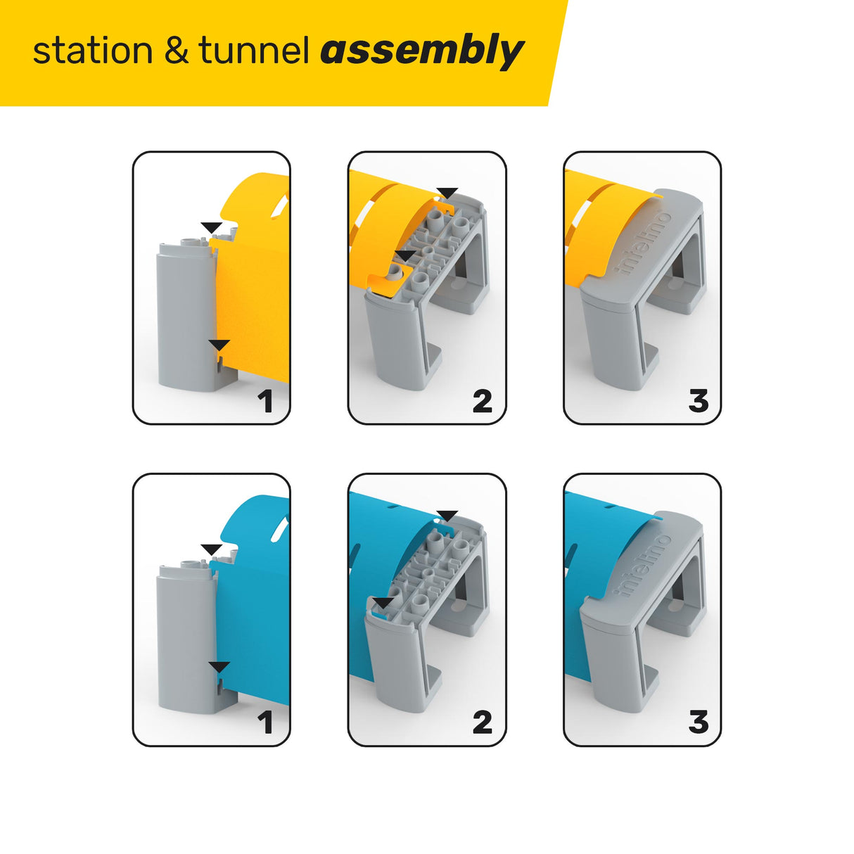Intelino Train Station and Tunnel Kit INT-CTY-01