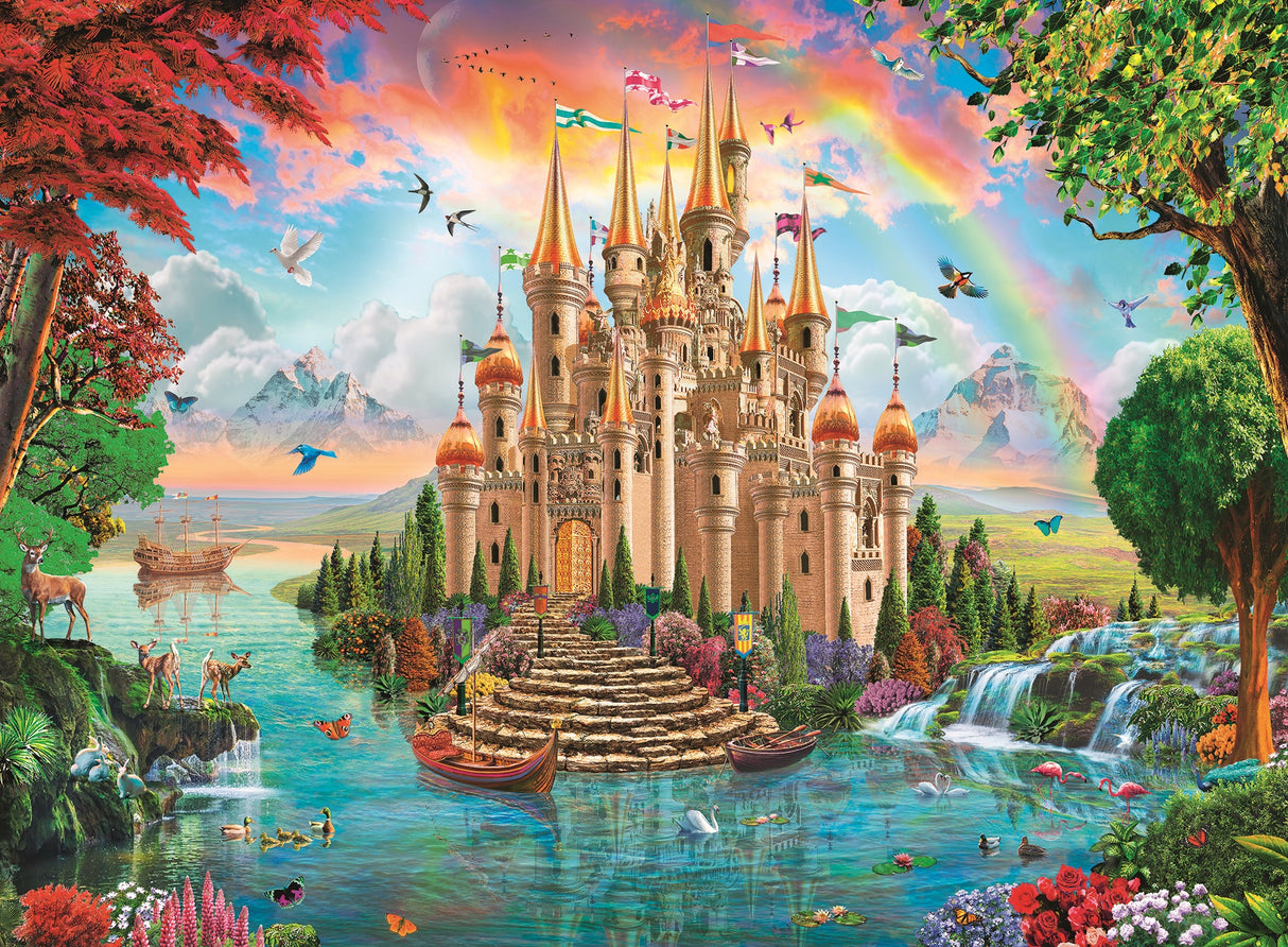 Ravensburger puzzle 100 pc Rainbow castle 132850V