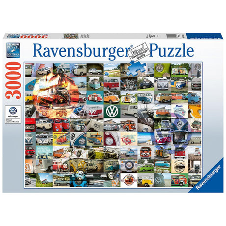 Ravensburger Puzzle 3000 pc 99 VW Campervan Moments 160181V