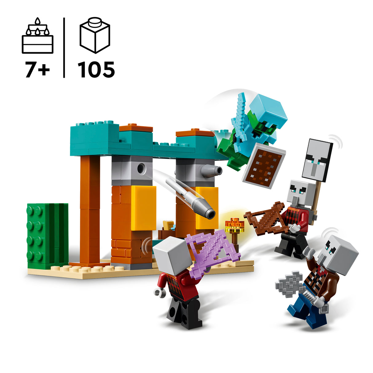 LEGO Minecraft The Illager Desert Patrol 21267L