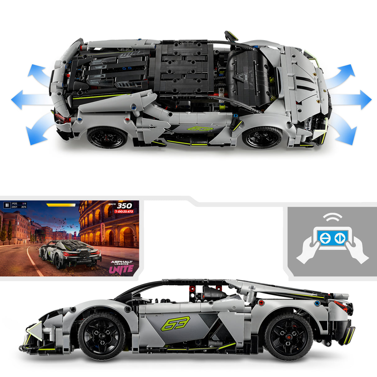 LEGO Technic Lamborghini Revuelto Super Sports Car 42214L