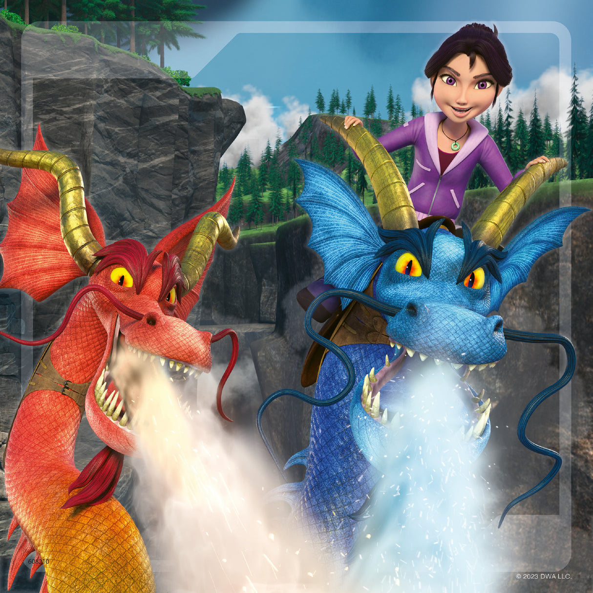 Ravenburgeri Puzzle 3x49 pc How to train your dragon. 056880V