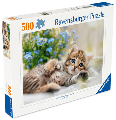 Ravensburger Puzzle 500 Pieces: Playful Kitten 12001904V
