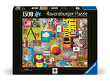 Ravensburger Puzzle 1500 pc Eames Variations 12000428V