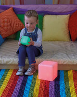 TTS Sensory ICT Glow Construction Blocks 12pk EY06793B