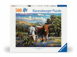 Ravensburger Puzzle 500 pc Loving Cattle 12000826V