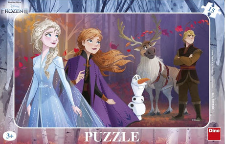 Dino Frame Puzzle 15 pc, Disney Frozen 30132D
