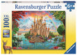 Ravensburger puzzle 100 pc Rainbow castle 132850V