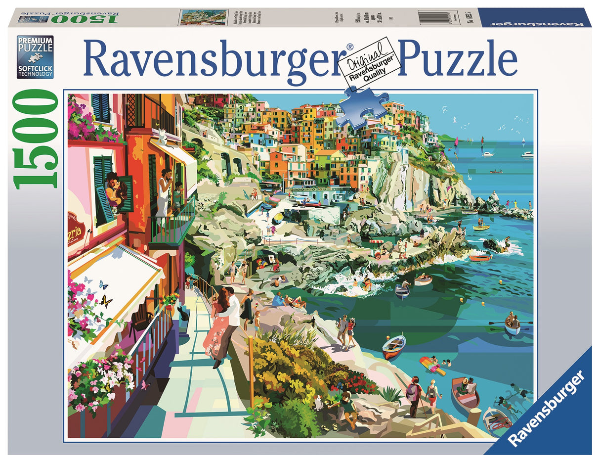  
Ravensburger Puzzle 1500 pc romance Cinque Terras 169535V