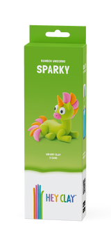 HEY CLAY Modeling Clay Unicorn Sparky 3 pc 30139E