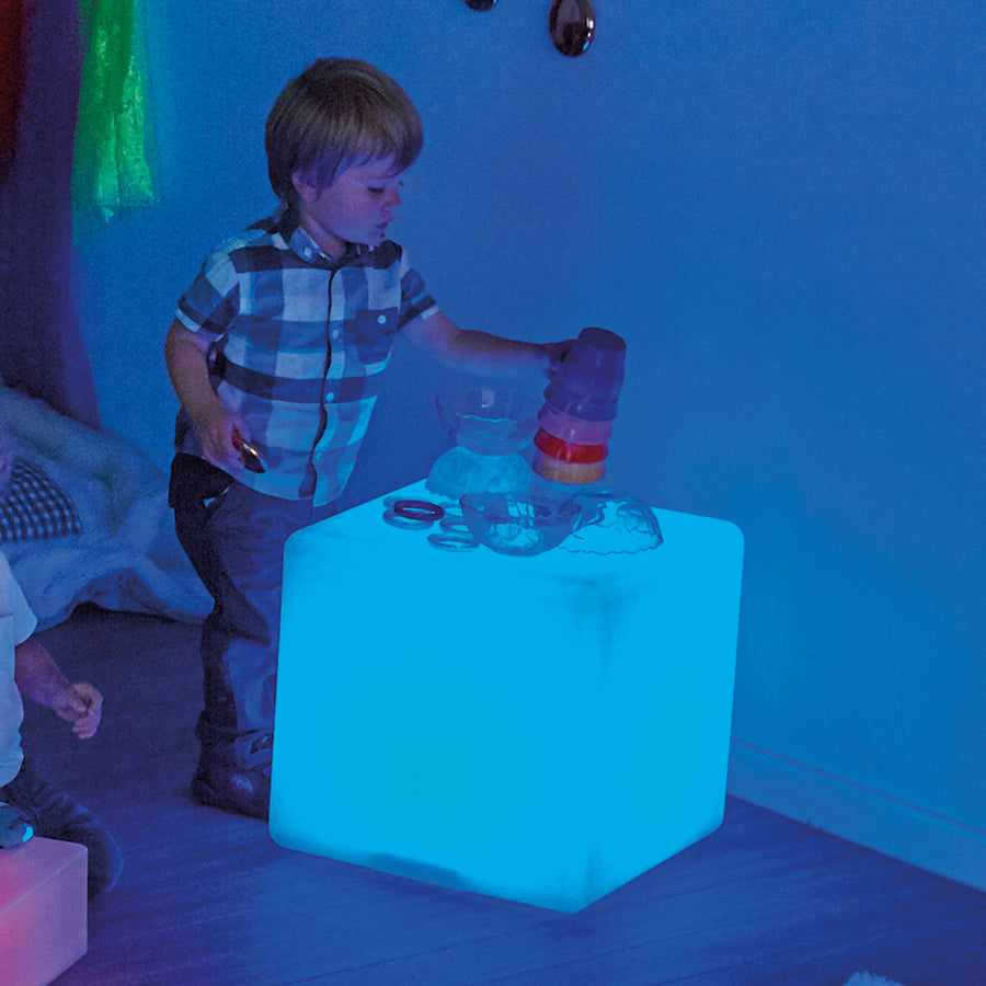 TTS Sensory Colour Changing Light Up Cube EY07230B