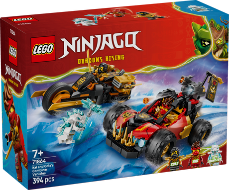 LEGO Ninjago Kai and Cole’s Combiner Vehicles 71864L
