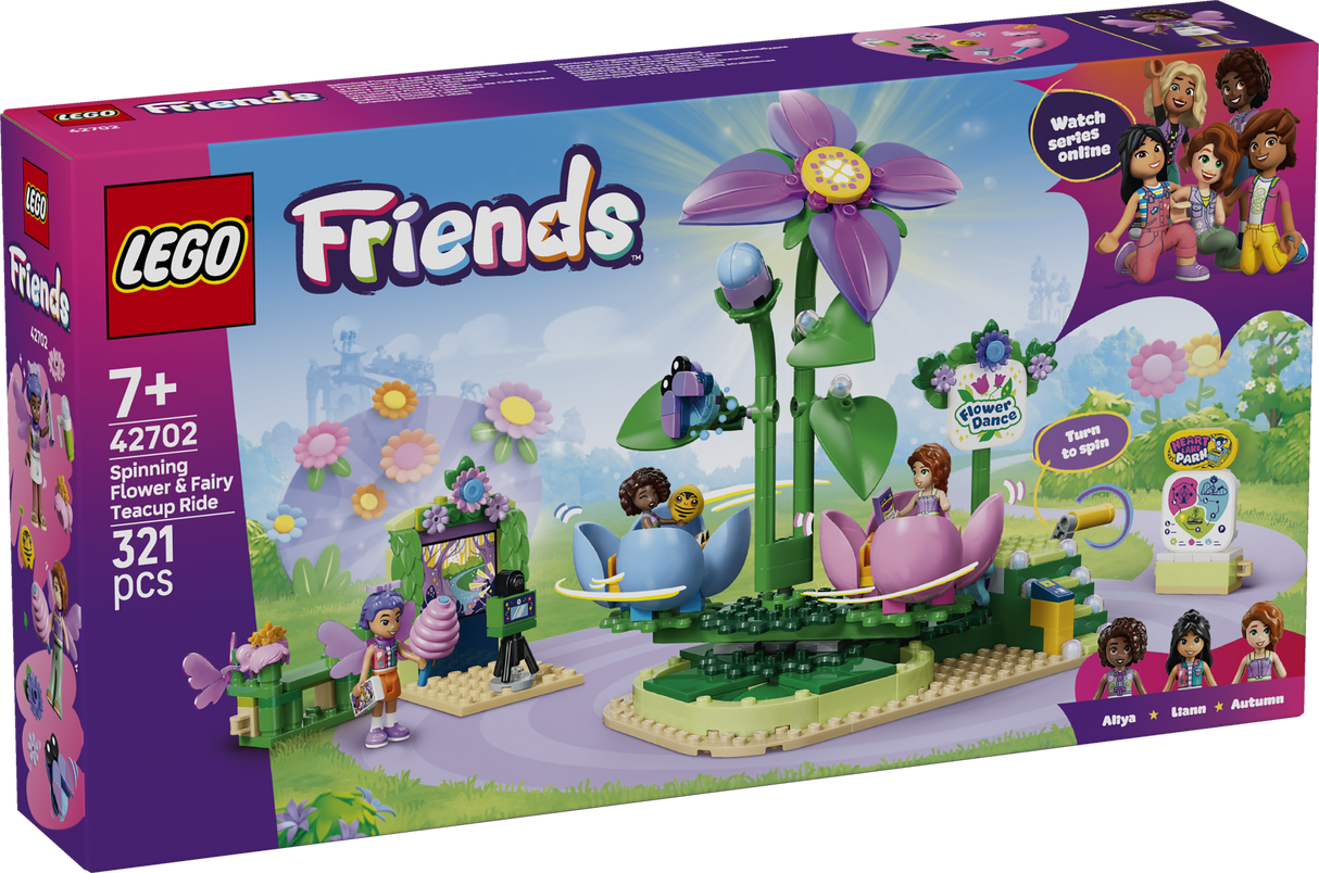 LEGO Friends Spinning Flower & Fairy Teacup Ride 42702L