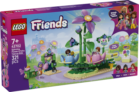 LEGO Friends Spinning Flower & Fairy Teacup Ride 42702L