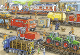 Ravensburger Puzzle 2x24 pc Busy Train Station 091911V