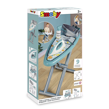 Smoby Ironing Board + Steam Iron 330121S